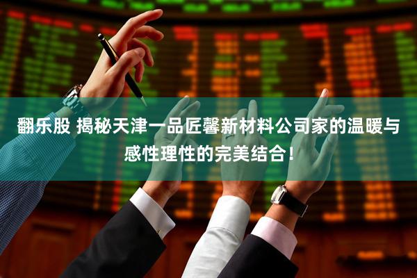 翻乐股 揭秘天津一品匠馨新材料公司家的温暖与感性理性的完美结合！